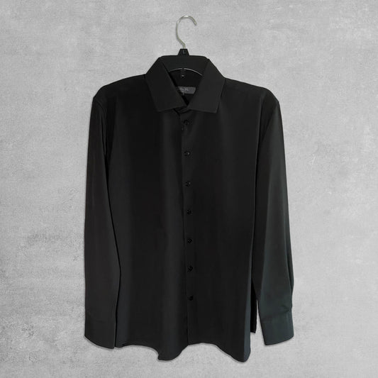 Solid Black Long Sleeve Shirt