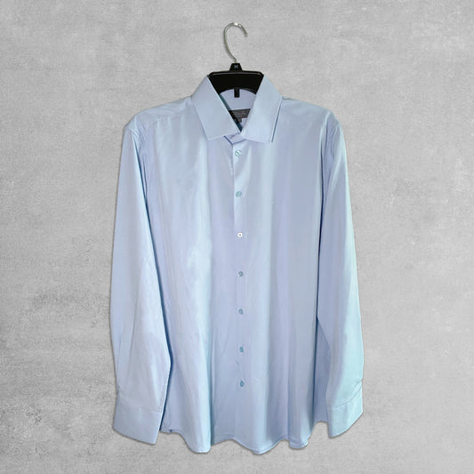 Solid Light Blue Long Sleeve Shirt