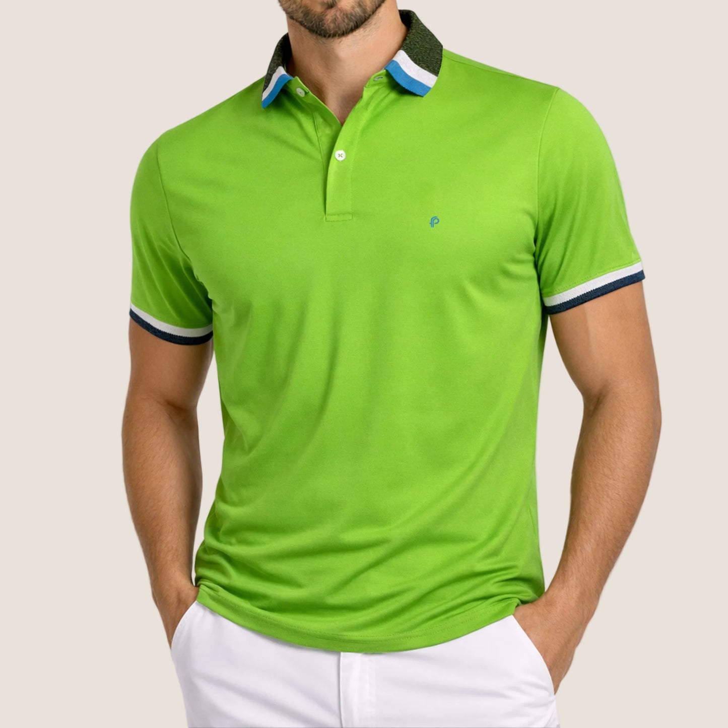 Fancy Polo Electric Lime (SPD53-10A)