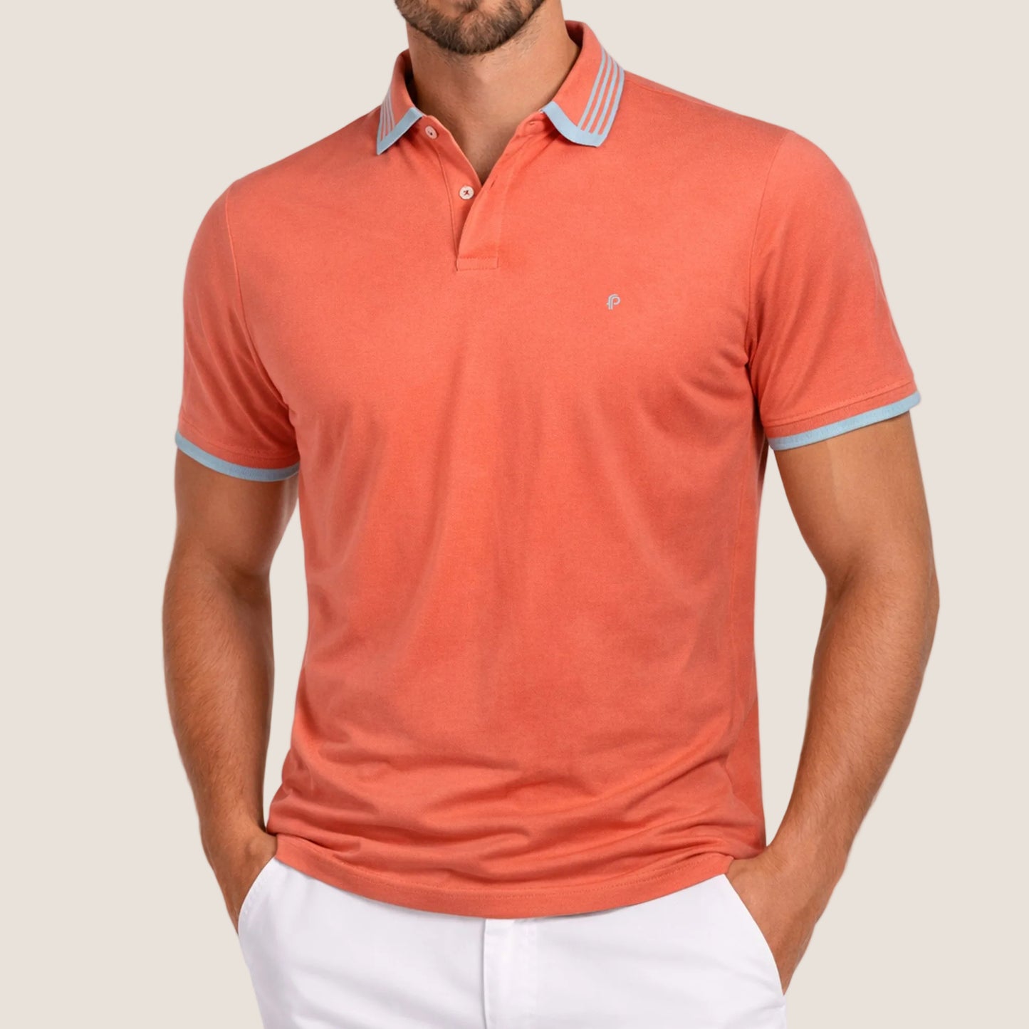 Fancy Polo Fusion Coral (SPD53-05C)