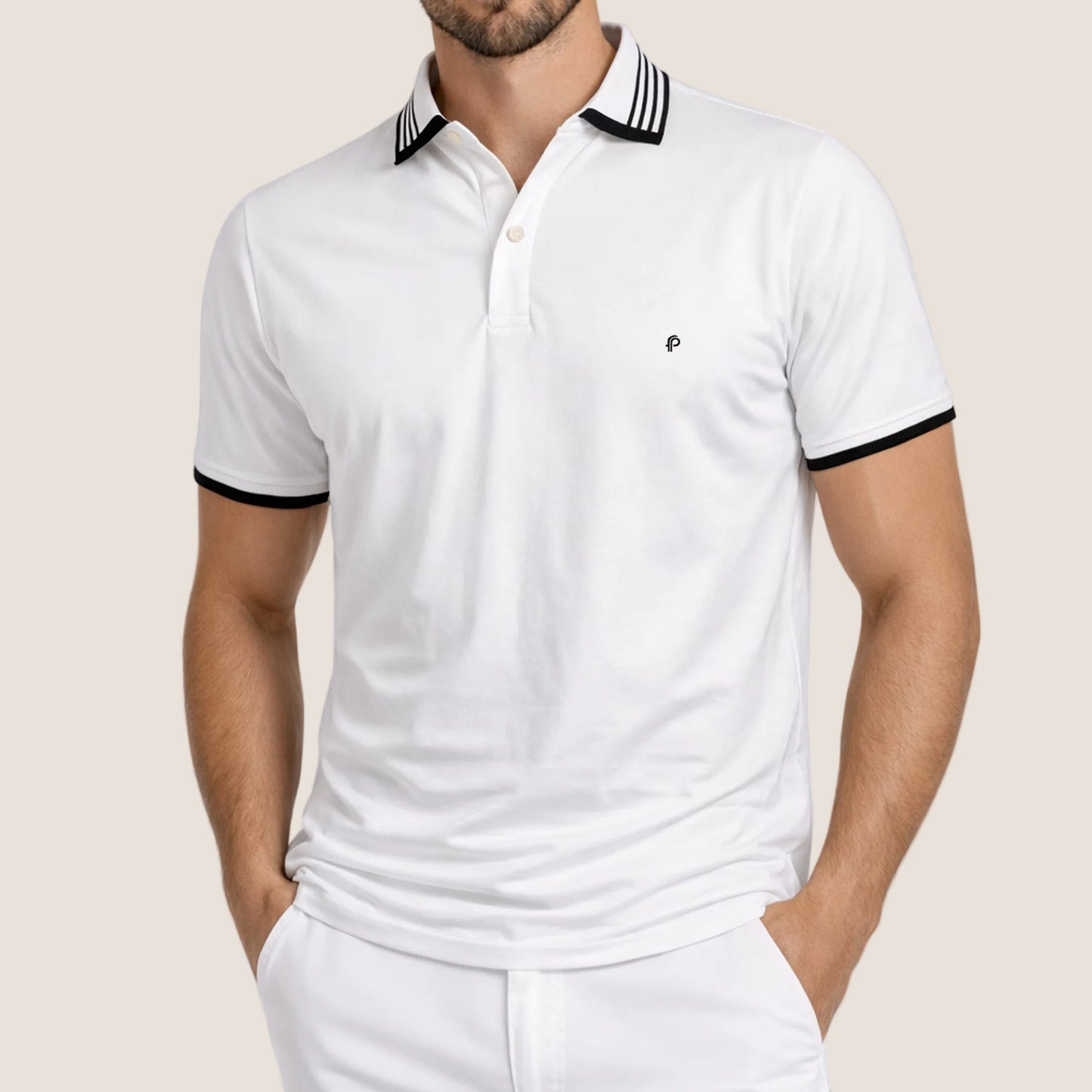 Fancy Polo Monochrome Edge (SPD53-04C)