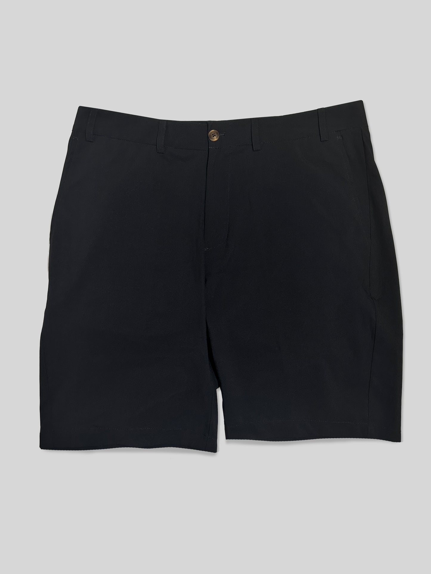 Golf Solid Black Bermuda (BGS01-FP02)