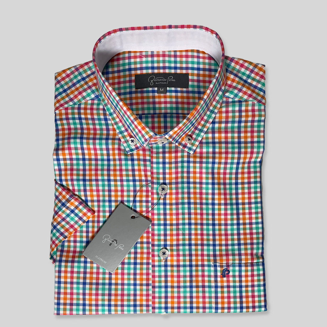 Colorful Checkered Shirt (M216-06)