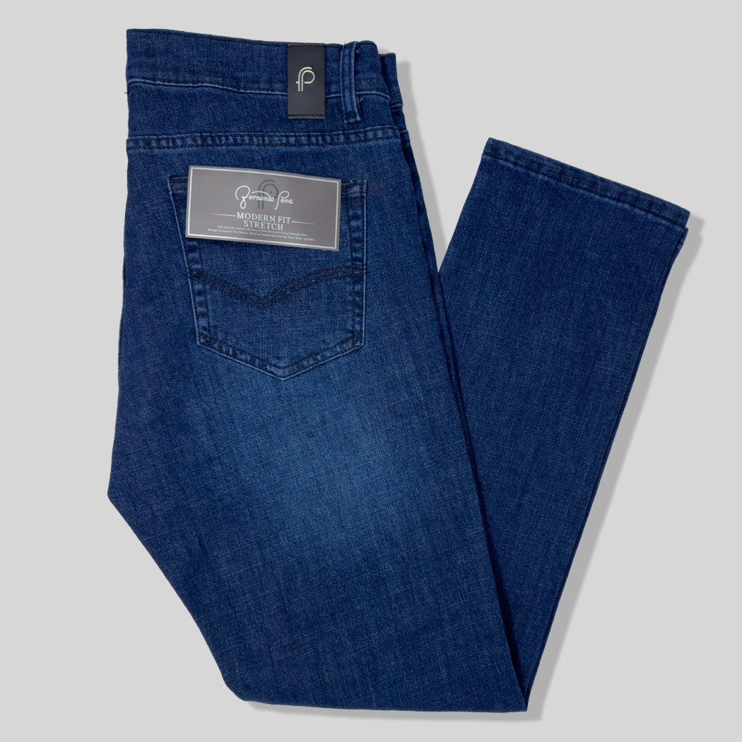 Modern Fit Stretch MD Blue Jean