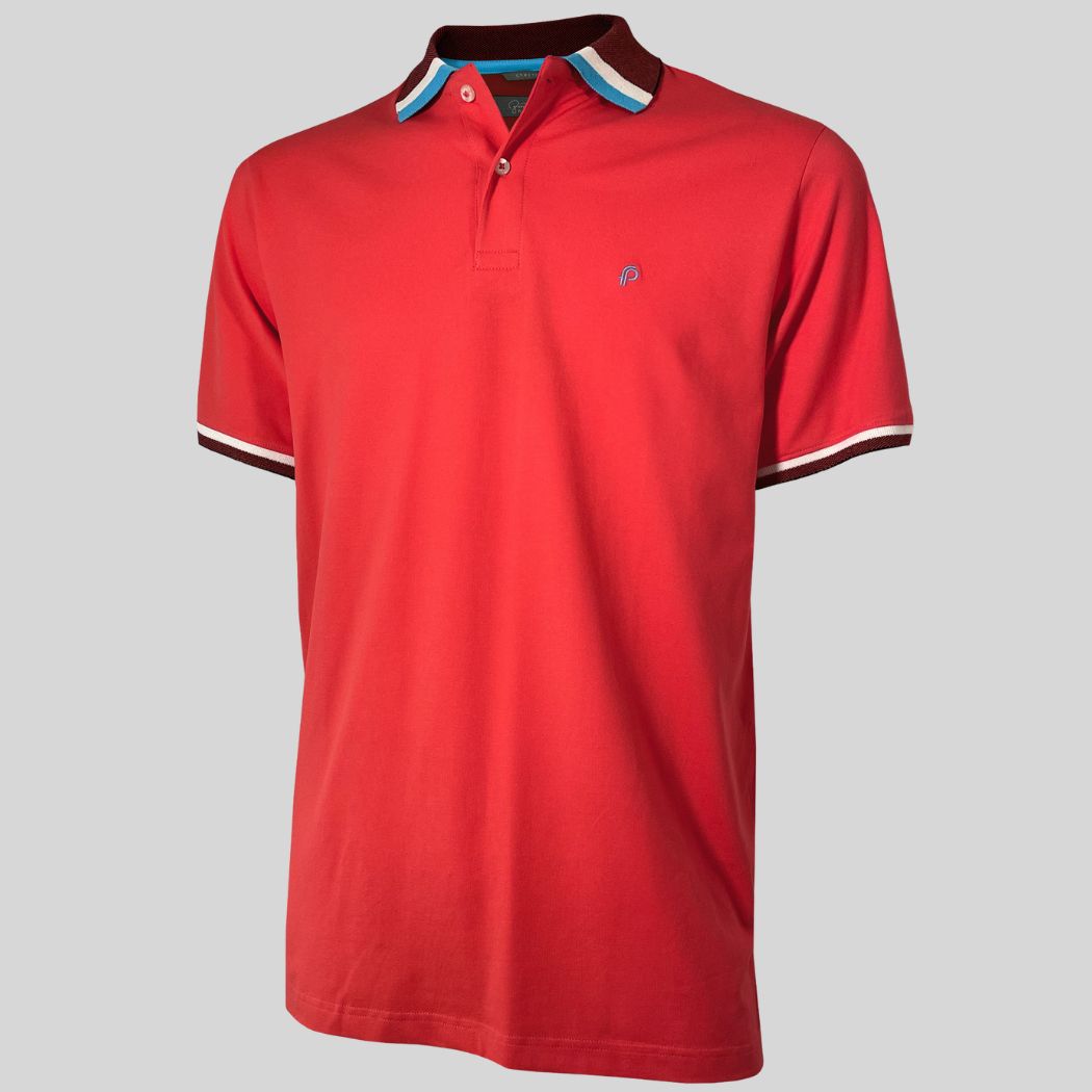 FP Sunset Flame Fancy Polo (SPD53-10C) - Main Image