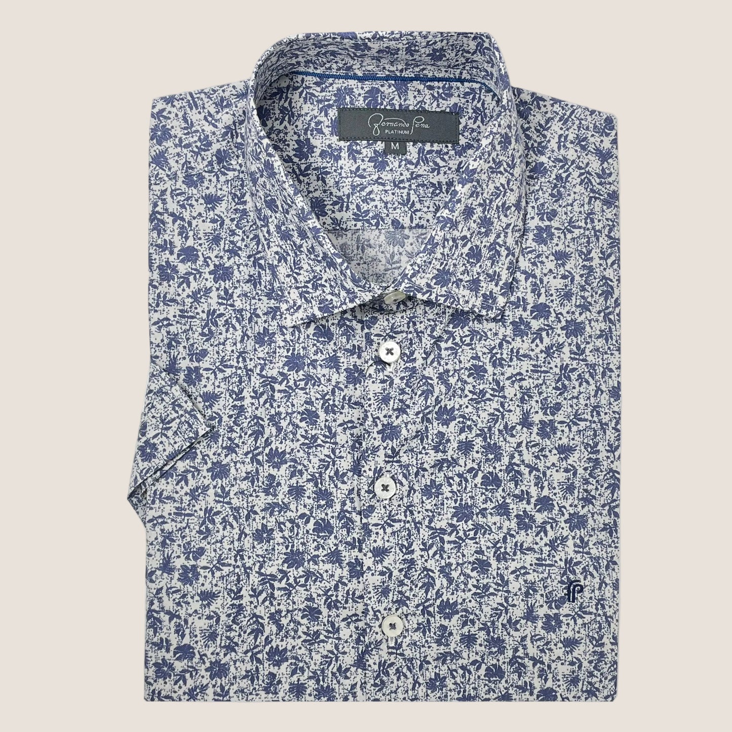 Platinum Leaf Plus Size Shirt (M263-22)