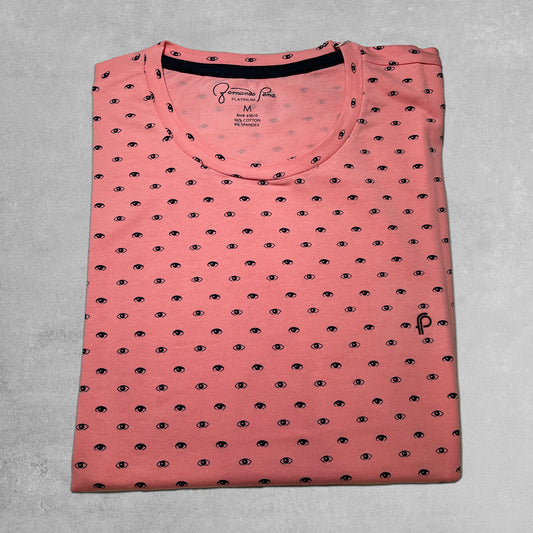 Rose Eye Pattern T-Shirt