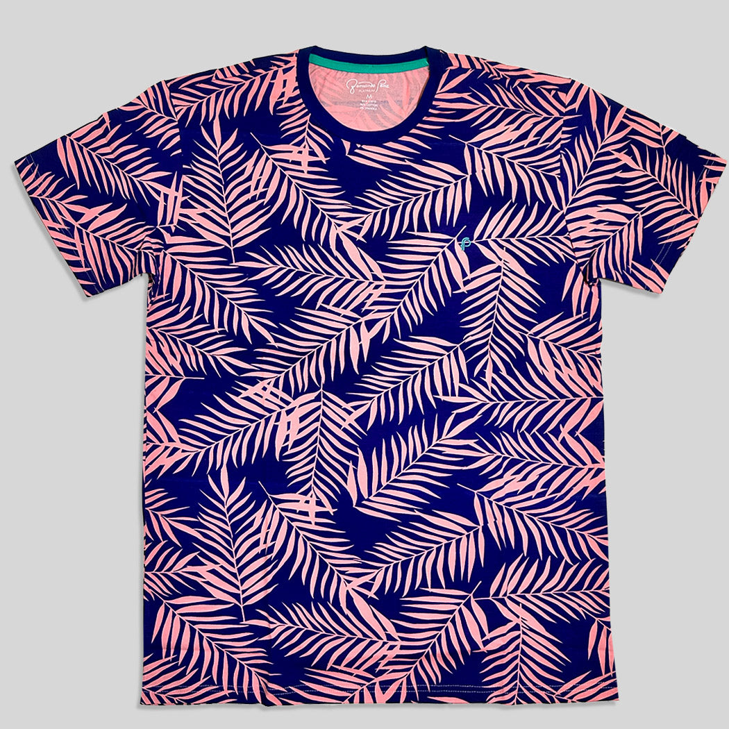 Fernando Pena Salmon Rose / Clematis Blue T-Shirt (FJT21-15A)