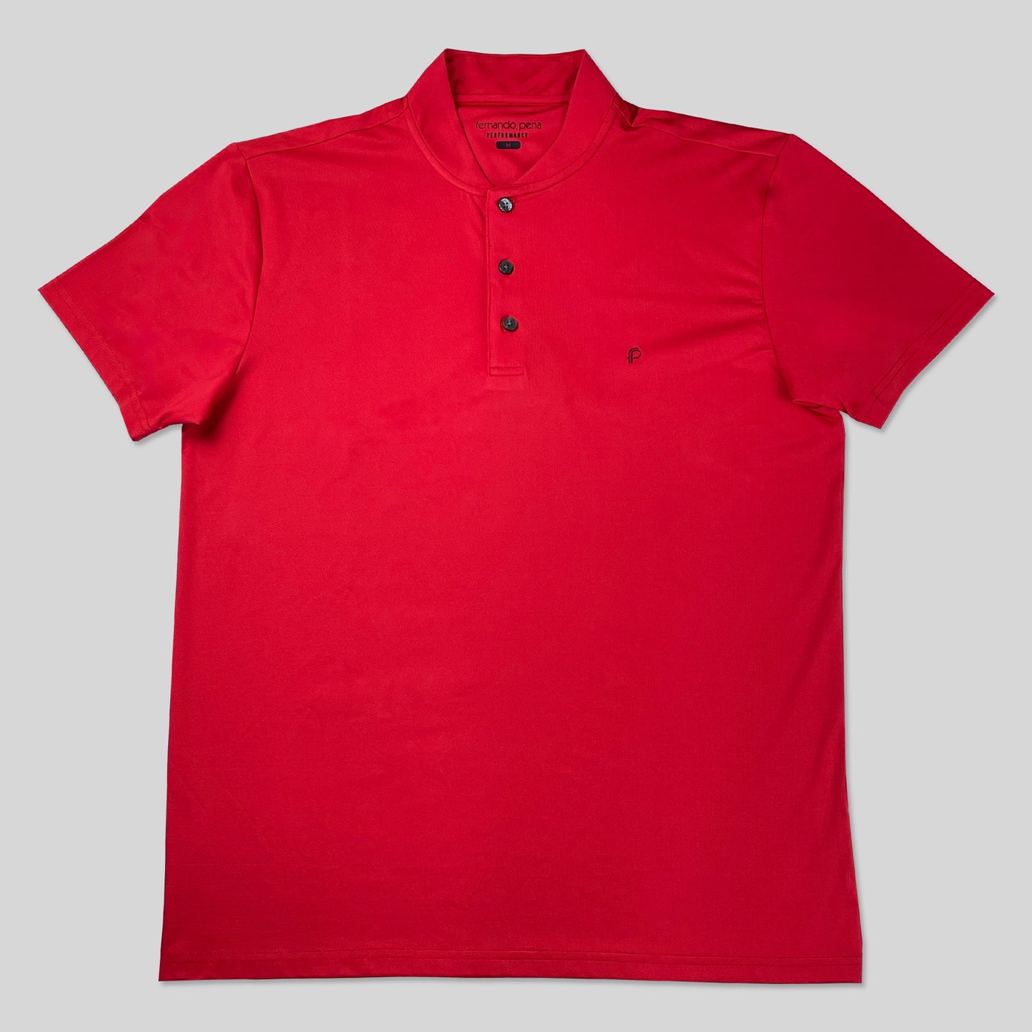 FP Modern Mandarin Collar Performance Polo (FPPF-05B NAVY/ FPPF-05A RED)