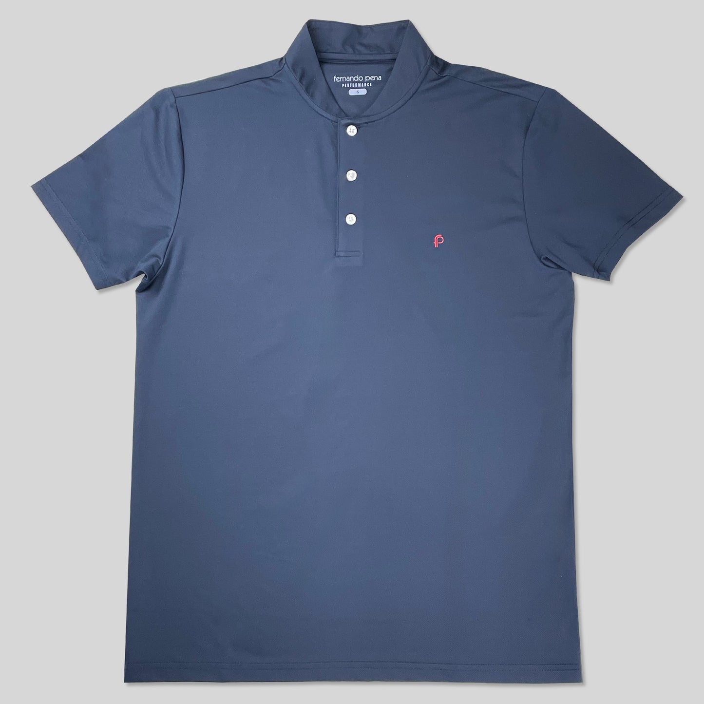 FP Modern Mandarin Collar Performance Polo (FPPF-05B NAVY/ FPPF-05A RED)