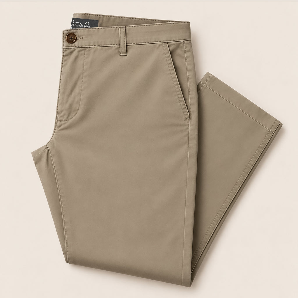 Slim Fit Stretch Pants Desert Stone (CHP-FP03)