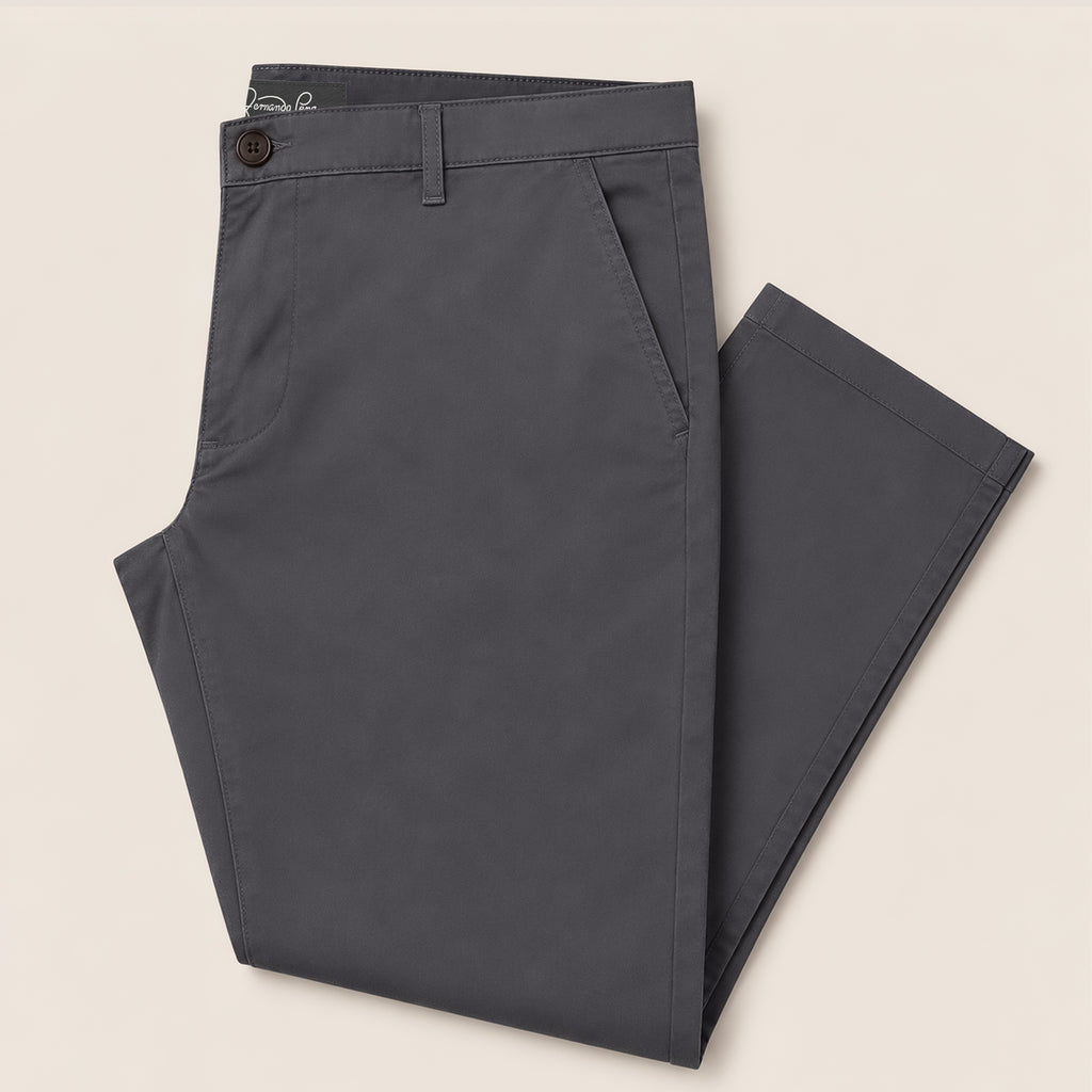Slim-Fit Stretch Pants Stone Grey (CHP-FP04 )