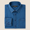 Fernando Pena Long Sleeve Jean Shirt (Blue DEN-01B / Black C)