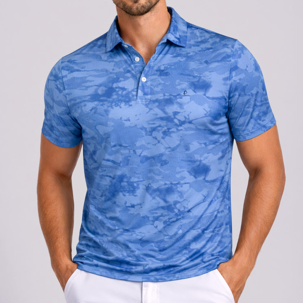 Fernando Pena Performance Polo Camouflage Print (ZS24-255A)