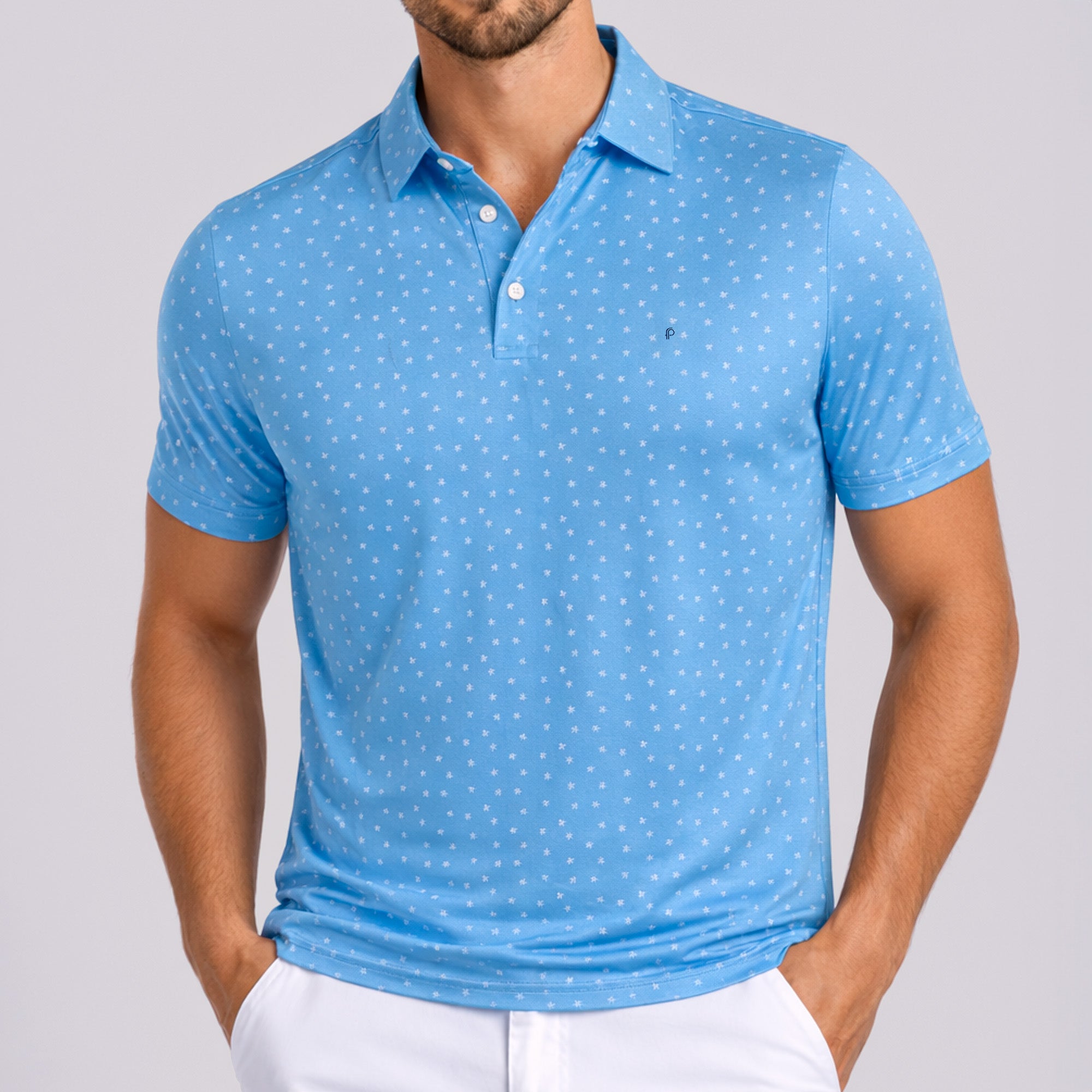 Fernando Pena Performance Polo Tropical Palm (ZS24-255C)