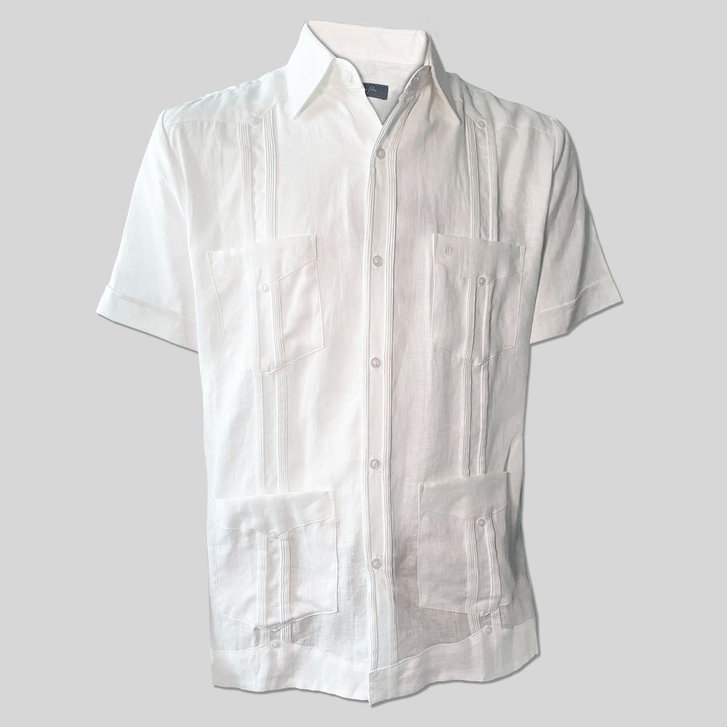 Short Sleeve Guayabera (Linen)