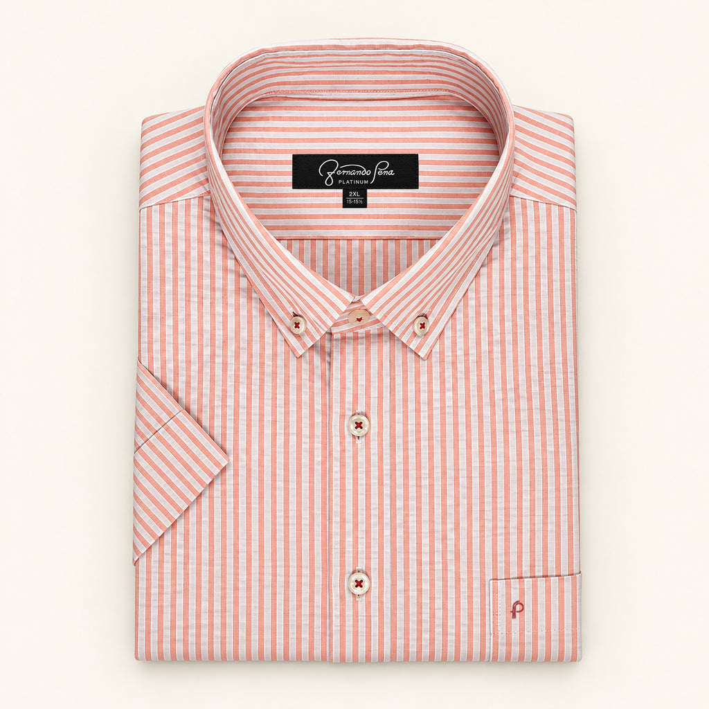 Platinum Riviera Stripe Plus Size Shirt (M213-03 A/C)