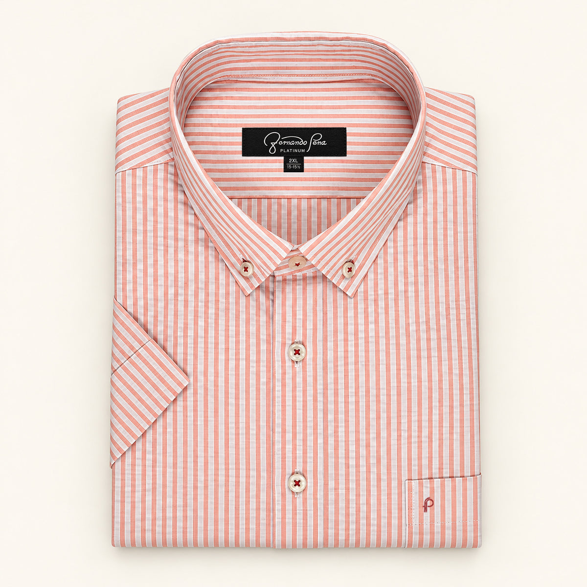 Platinum Riviera Stripe Plus Size Shirt (M213-03 A/C)