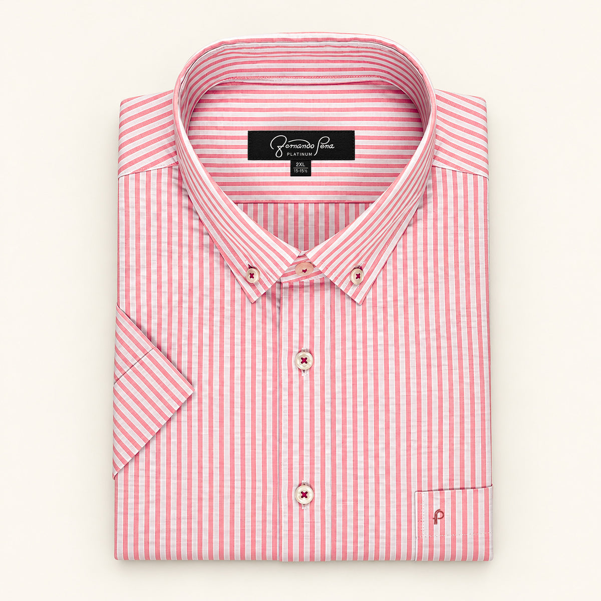 Platinum Riviera Stripe Plus Size Shirt (M213-03 A/C)