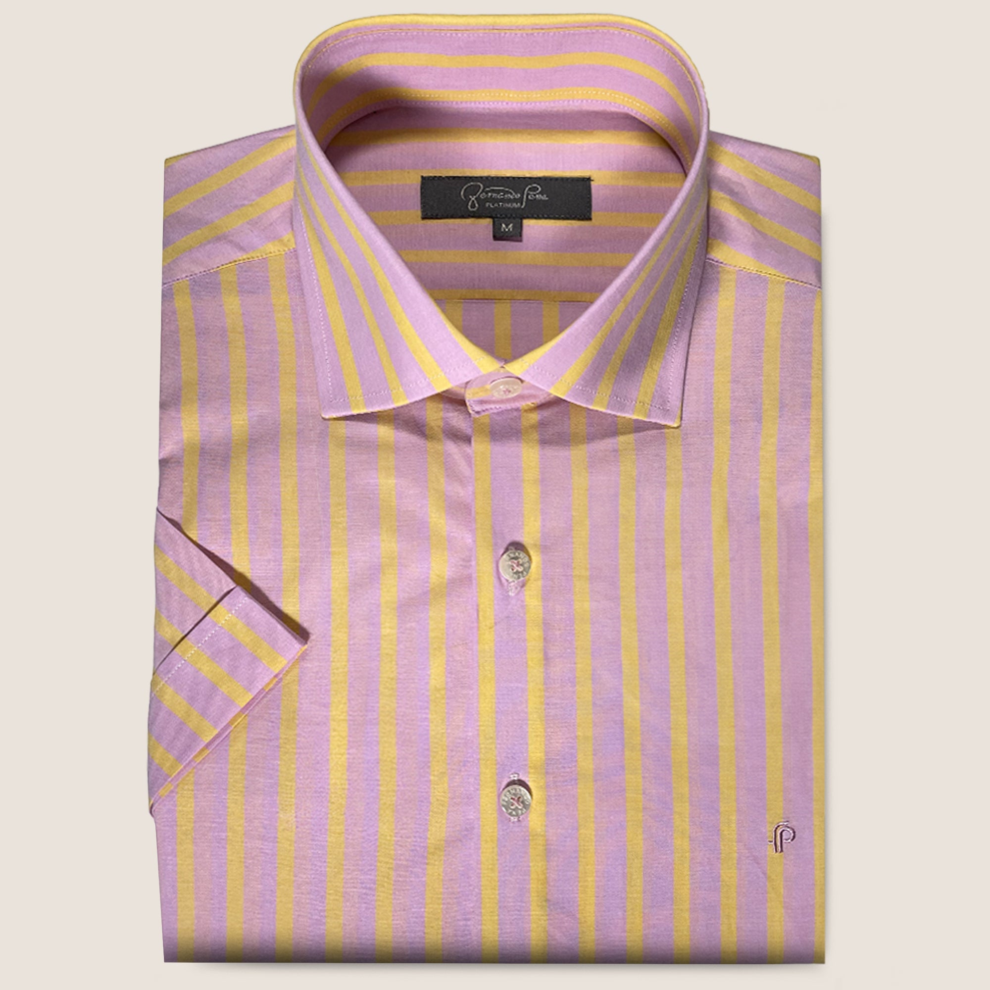 Pink/Yellow Stripe Print (M216-03)