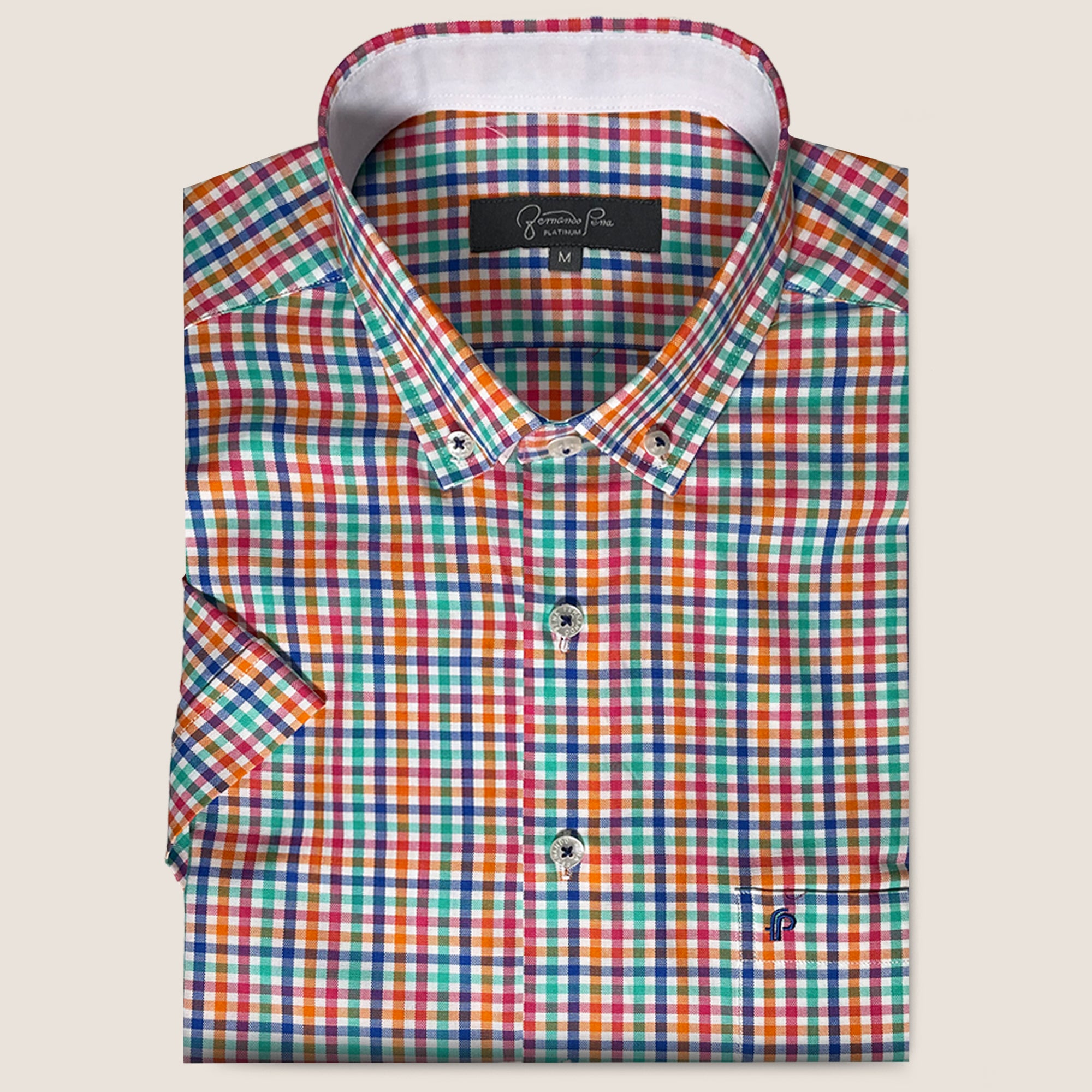 Colorful Checkered Print (M216-06)