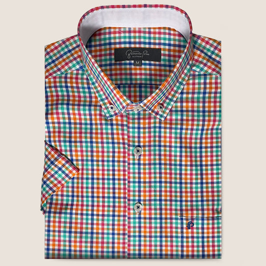 Colorful Checkered Print (M216-06)