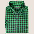Black/Green Checkered Print (M218-01A)