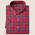 Red/Navy Checkered Print (M218-02)
