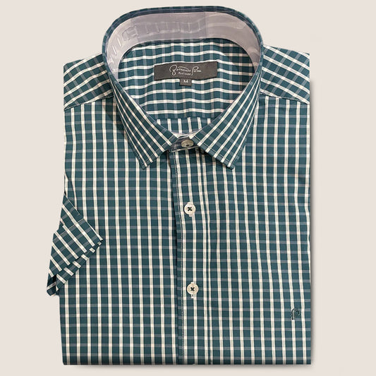 Green/White Squared Print (M237-24)