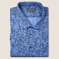 LT-Blue/Navy Floral print (M263-18)