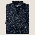 Black/LT Blue Modern Sailor Print (M263-21)