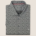 Smoke Grey Leaf Print (M263-24)