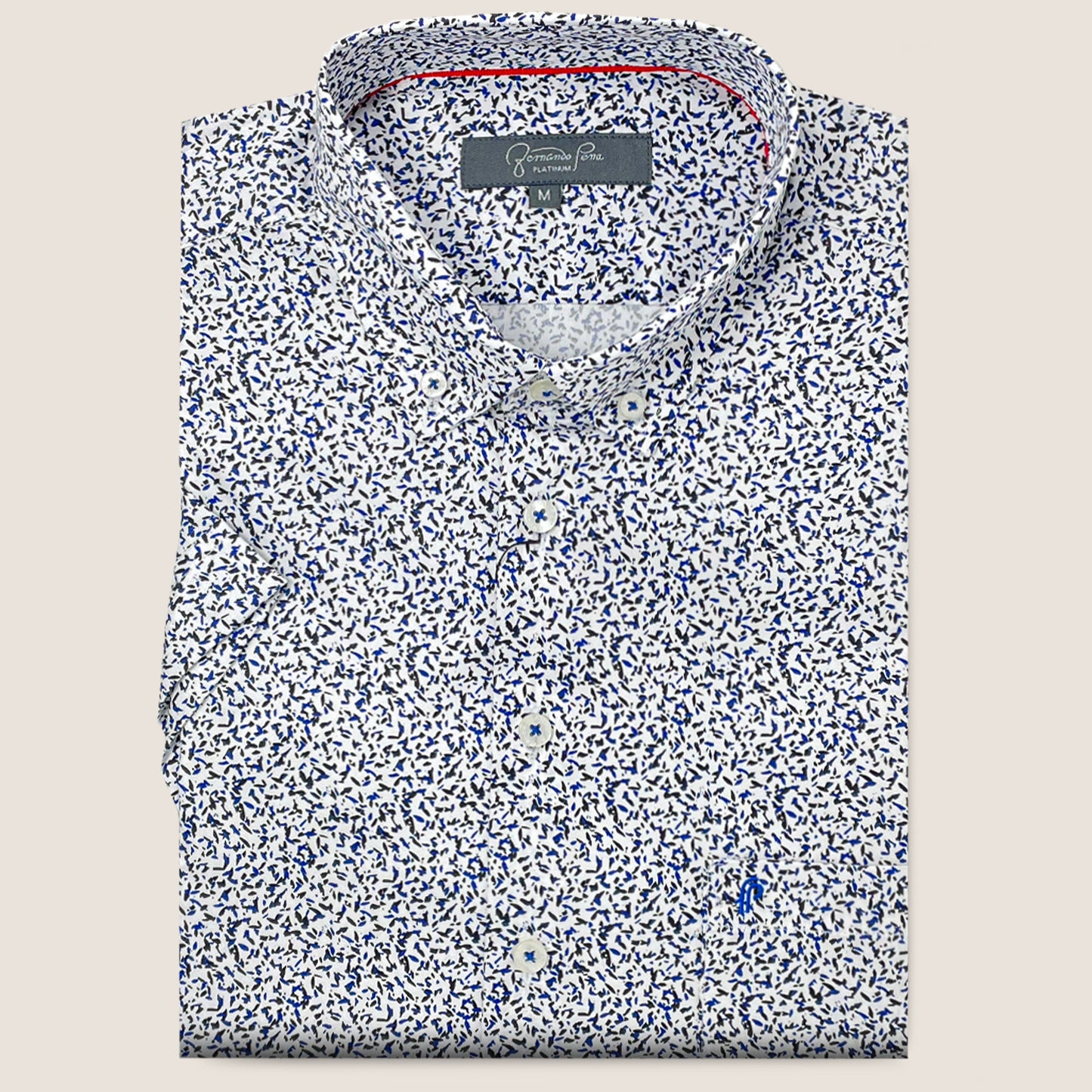 White/Black Micro Abstract Print (M263-30)