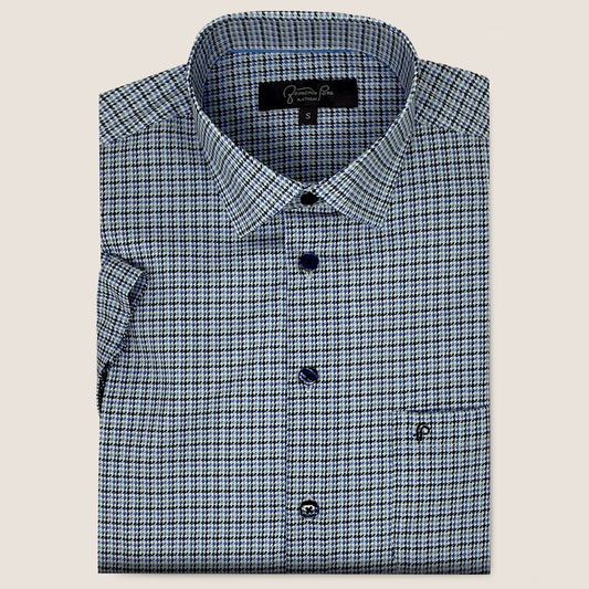 Blue/Black Square Print (MC3)