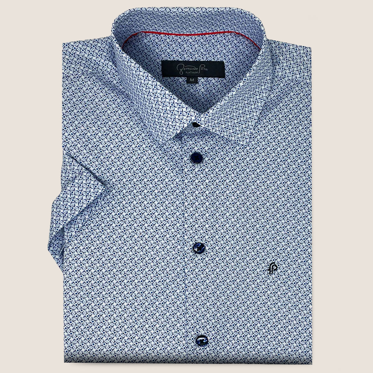 Light Blue Geometric Print (MC4)