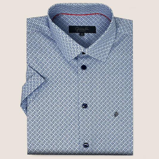 Light Blue Geometric Print (MC4)