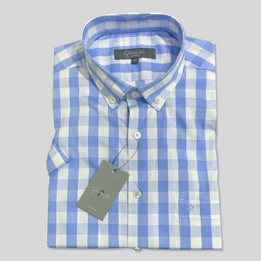 Blue Squares Shirt