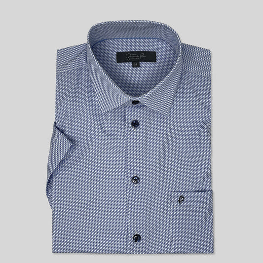 Medium Blue Short Sleeve Shirt (FP-4W1-10)