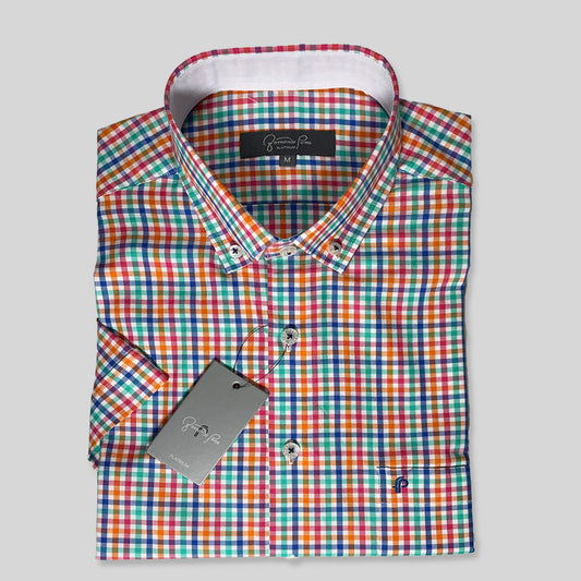 Colorful Checkered Shirt (M216-06)