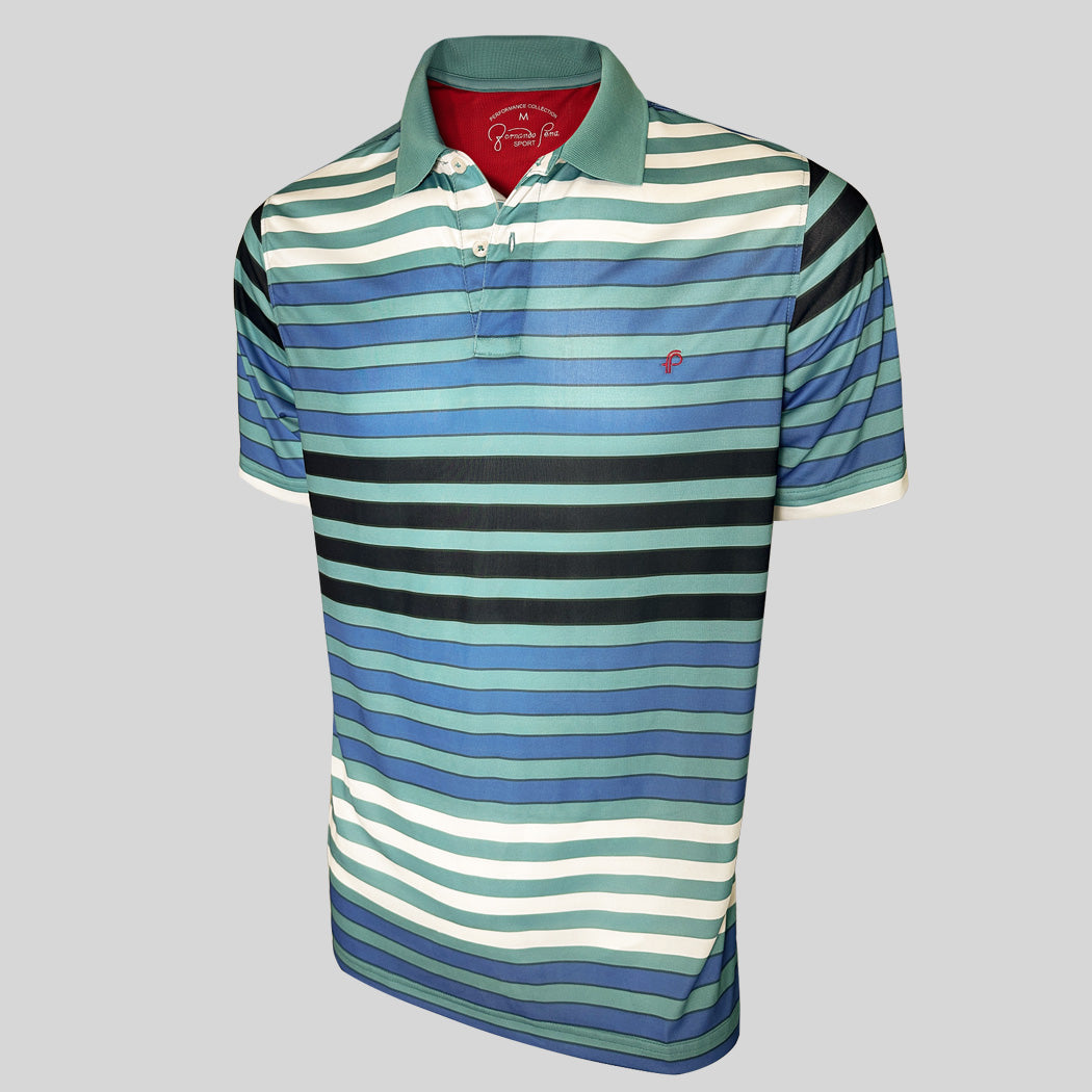 FP Sport Multi-Stripe Performance Collection Polo (PS-FPG21-05PB)