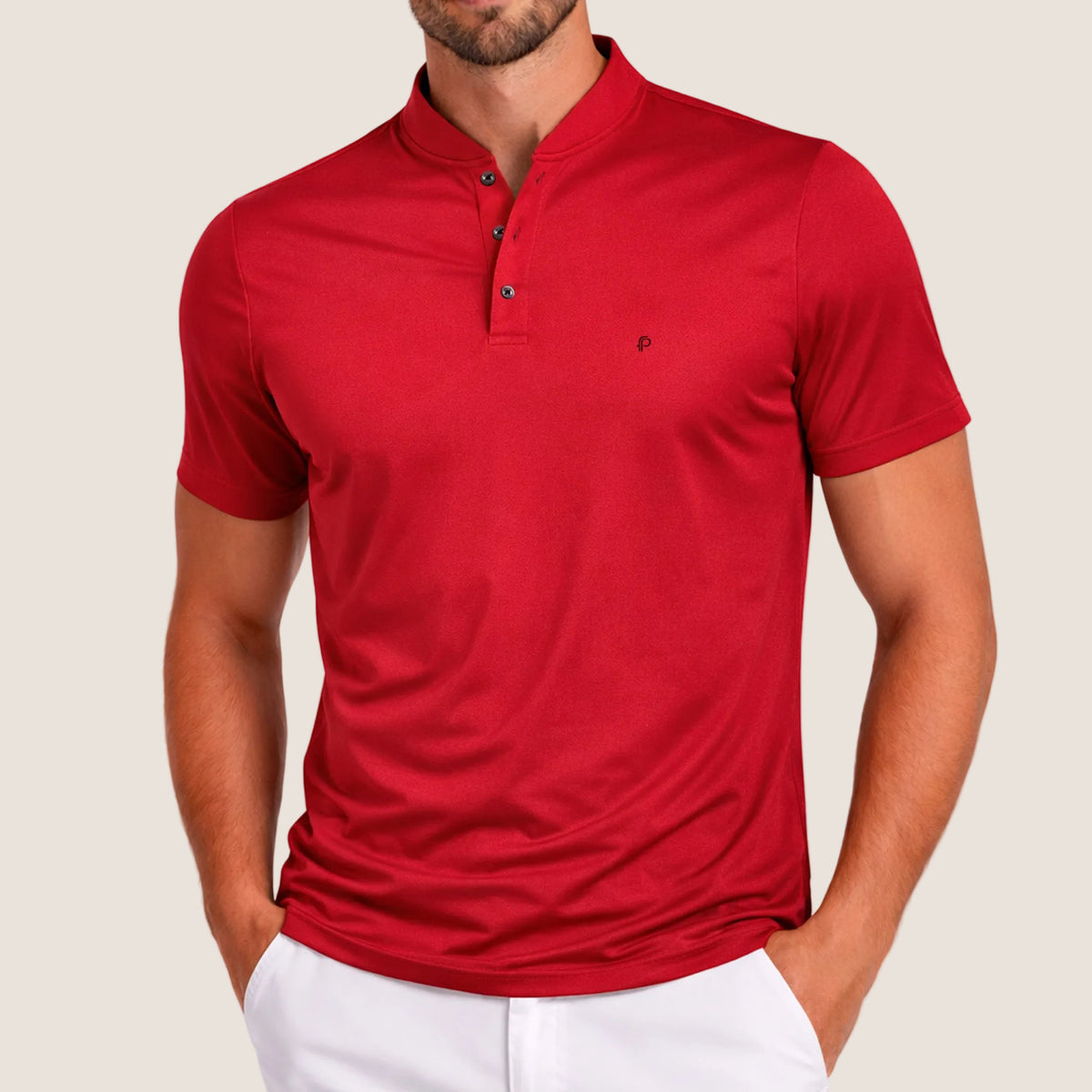 Fernado Pena Performance Polo Mandarin Collar (SZ24-255)