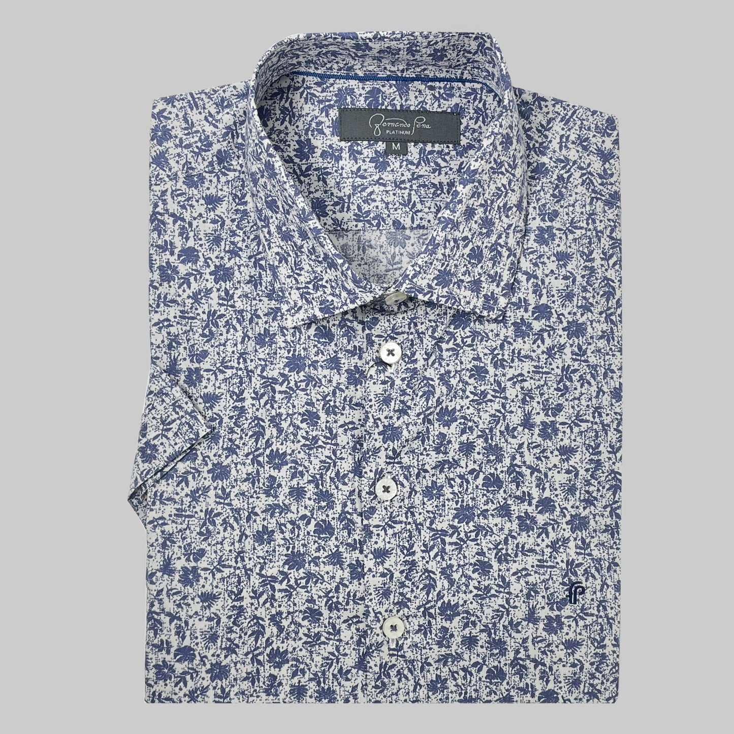 FP Platinum Ivory Sketch Bloom Plus Size Shirt (M263-22)
