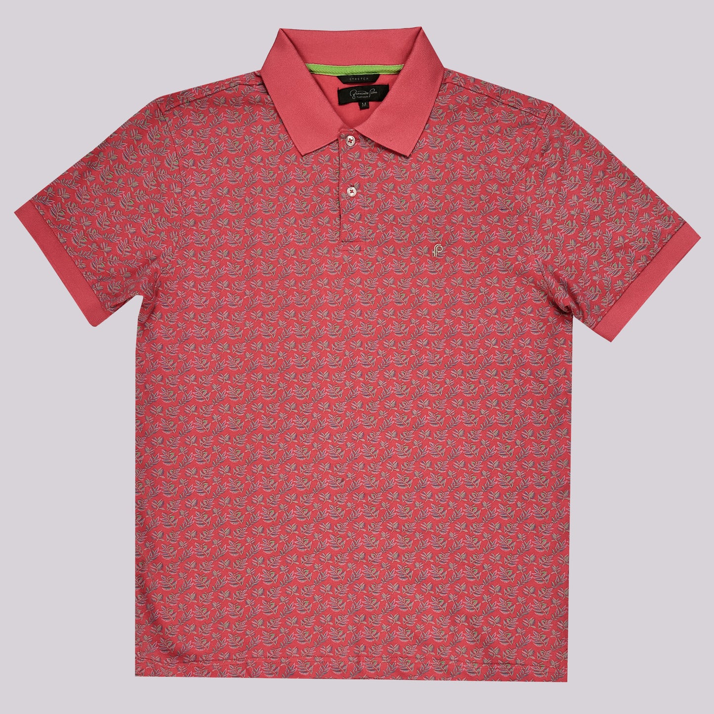 NEW-Platinum Printed Polo (SPD57-01B)