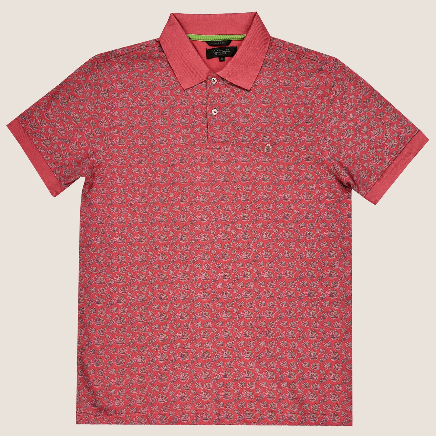 NEW-Platinum Printed Polo (SPD57-01B)