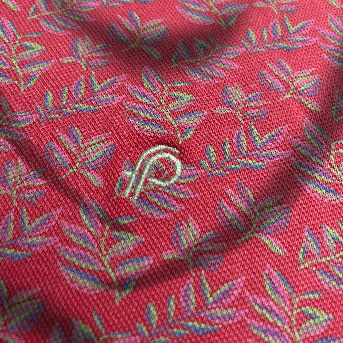 Fernando Pena Platinum Printed Polo-Rouge Red (SPD57-01B)