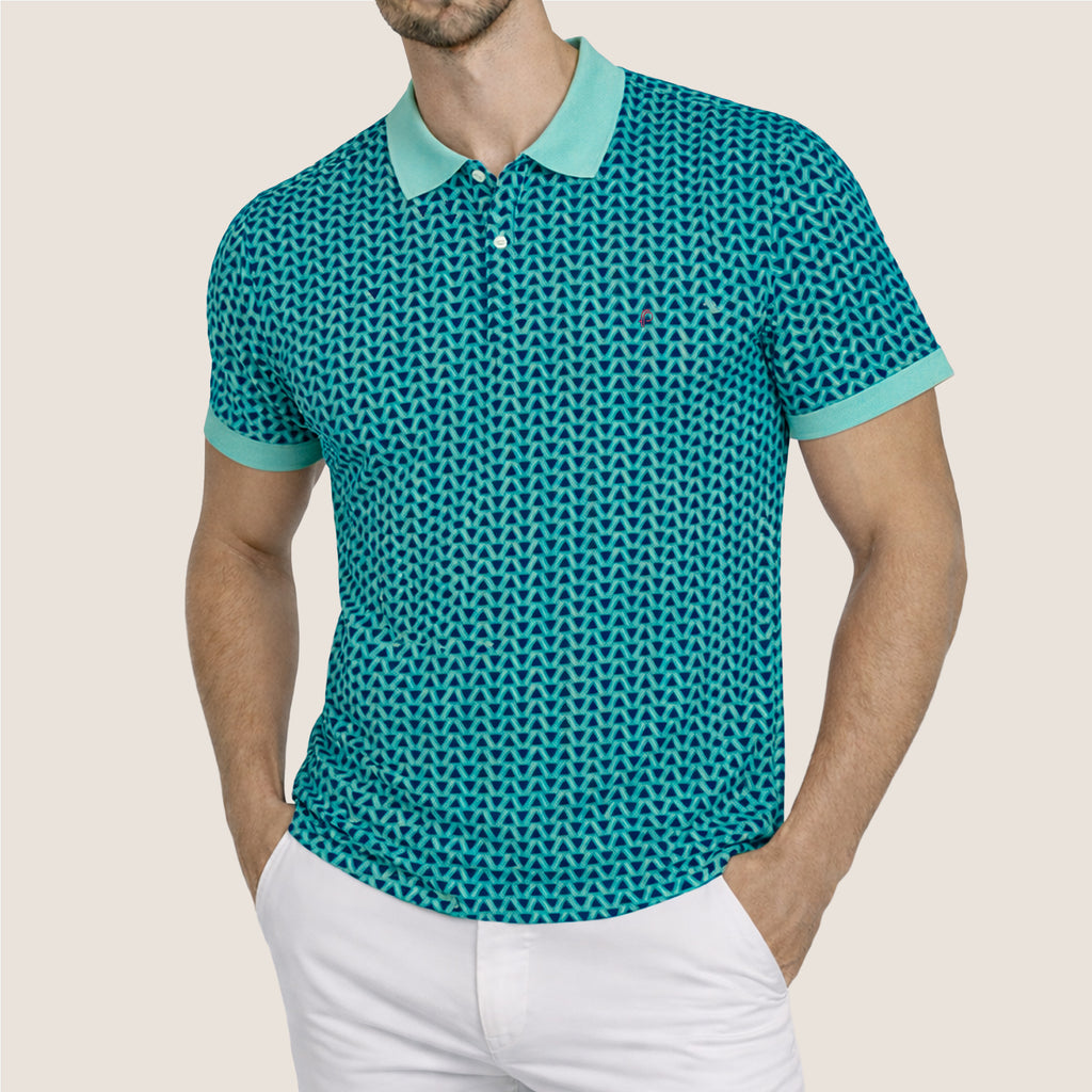 Fernando Pena Premium Printed Polo-Waterfall (SPD57-02A)