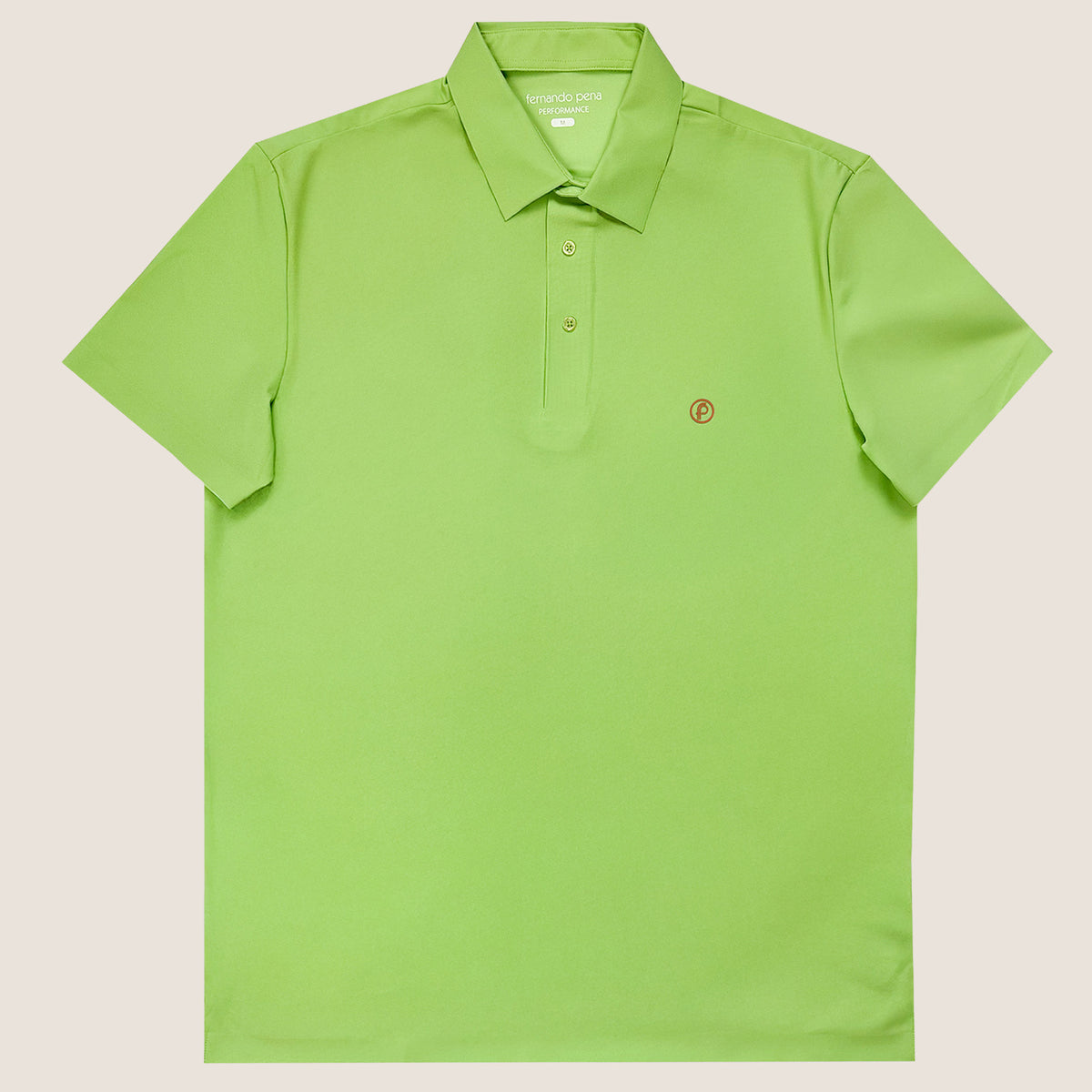 Fernando Pena Performance Polo-Lime Green (SPP1-FP10)