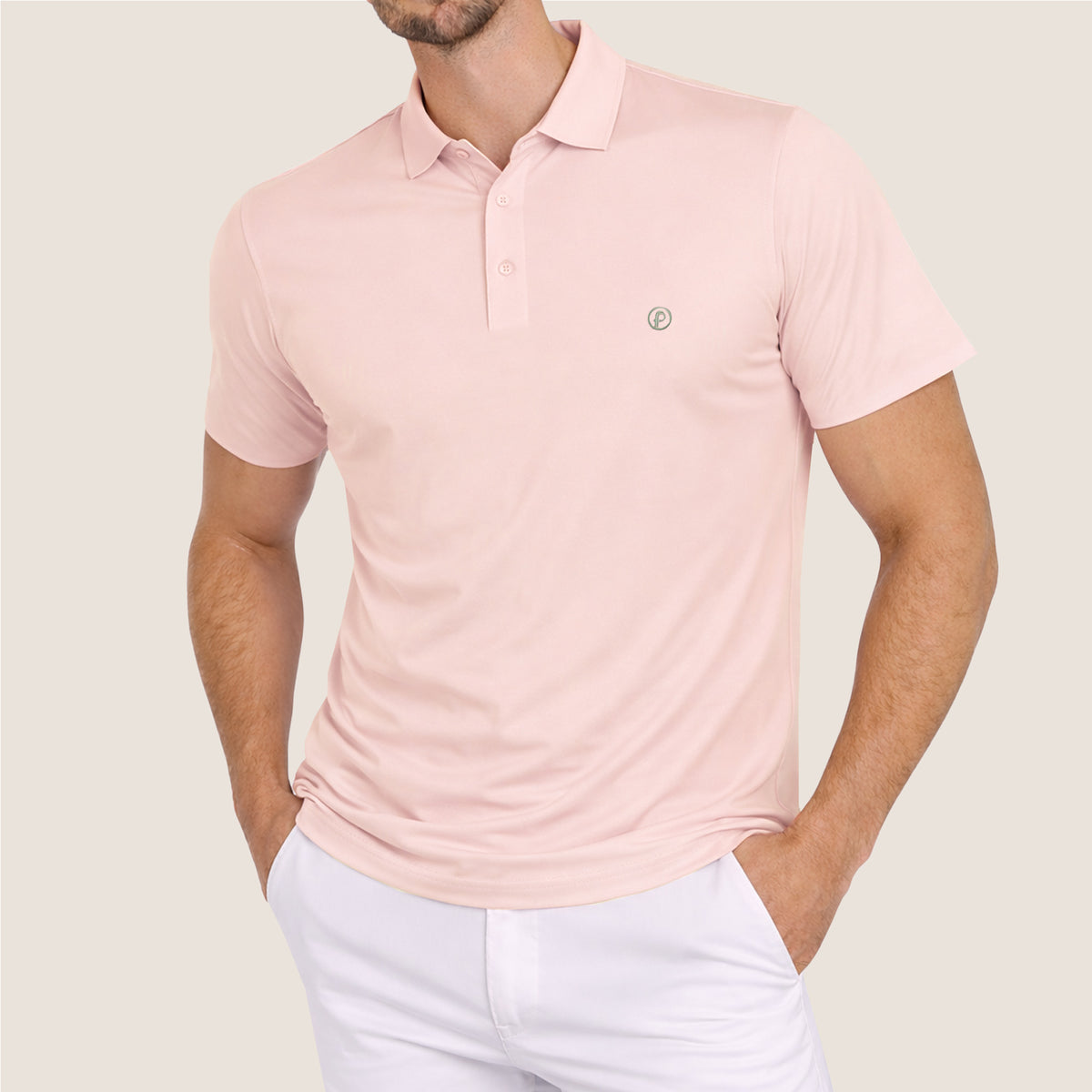 Fernando Pena Performance Polo-Blush Pink (SPP1-FP3)