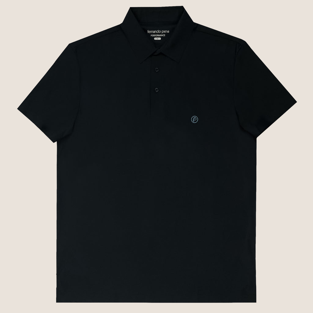 Fernando Pena Performance Polo-Black (SPP1-FP7)
