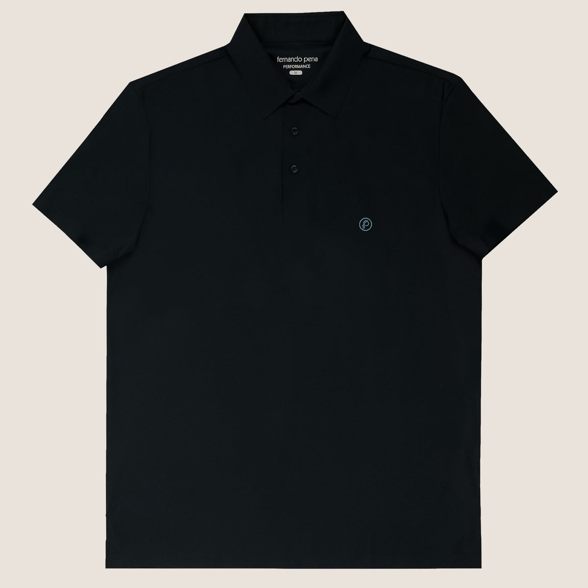 Fernando Pena Performance Polo-Black (SPP1-FP7)